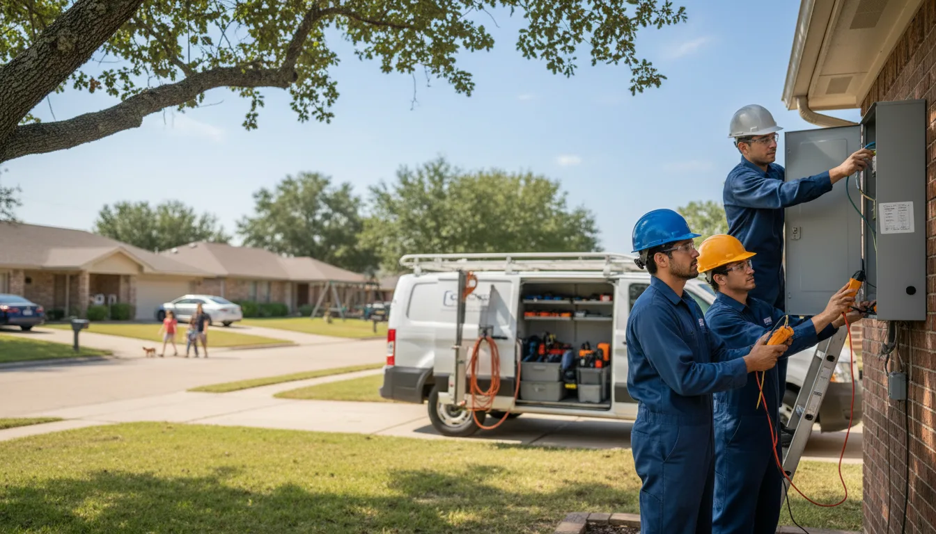 Certified electrician providing emergency electrical services in Vinton, OH